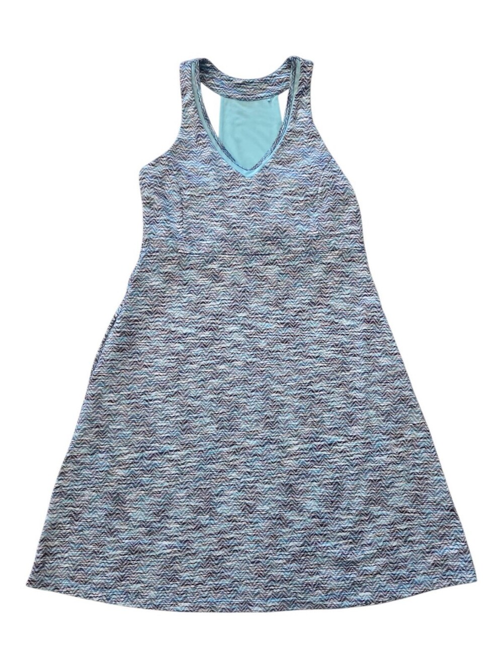 MPG, V-neck, Blue, Moistue Wicking, Women's Active Dress, Golf, Tennis, Size M